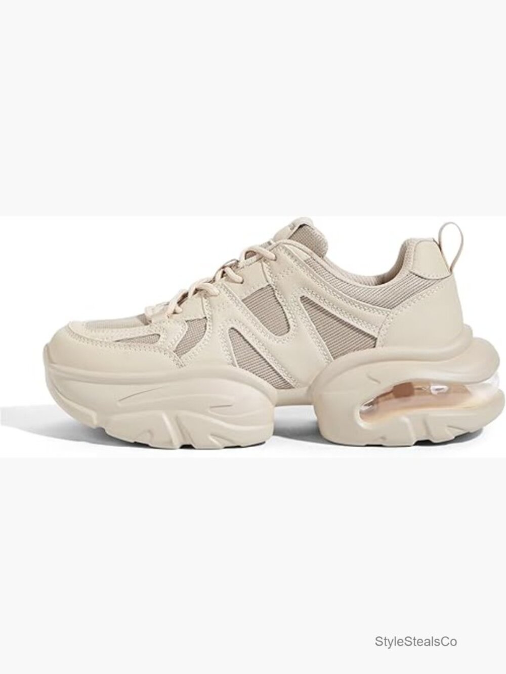 Women's Chunky Sneakers Air Cushion Comfort Walking Shoes Retro Dad Sneakers